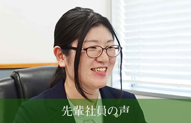 先輩社員の声
