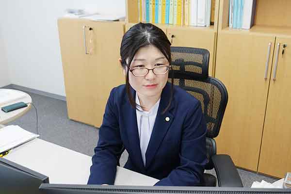 女性スタッフインタビュー近影